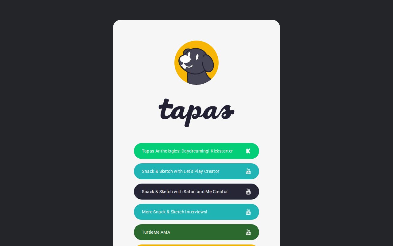 Carrd profile picture for @tapas